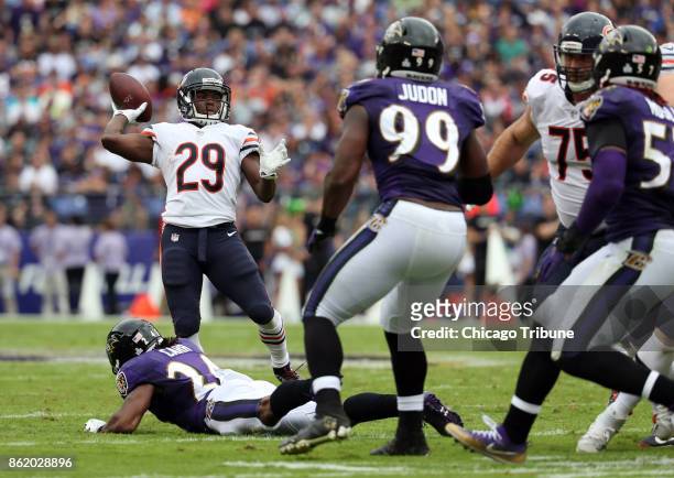 Chicago rookie running back TARIK COHEN threw a 21-yard touchdown pass to tight end Zach Miller in the Bears' 27-24 overtime win at Baltimore. Cohen...