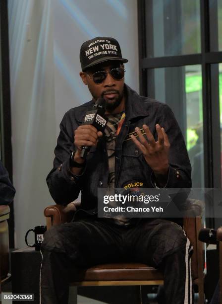 Attends Build series to discuss "Wu-Tang: The Saga Continues" at Build Studio on October 16, 2017 in New York City.