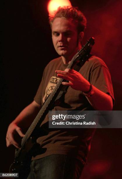 Photo of TRAPT; Trapt performing at the KROQ Almost Acoustic Christmas concert held at the Universal Amphitheatre in Los Angeles, Calif. On December...