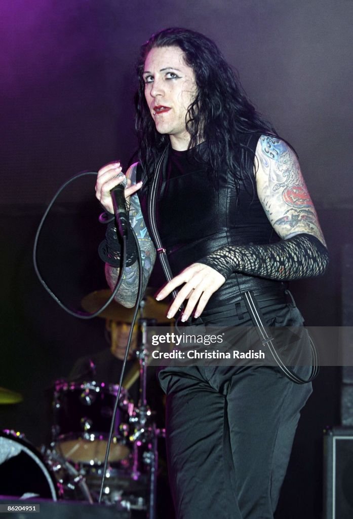 A Fu Singer Photo of AFI; AFI singer Davey Havok performing at the KROQ Almost ...