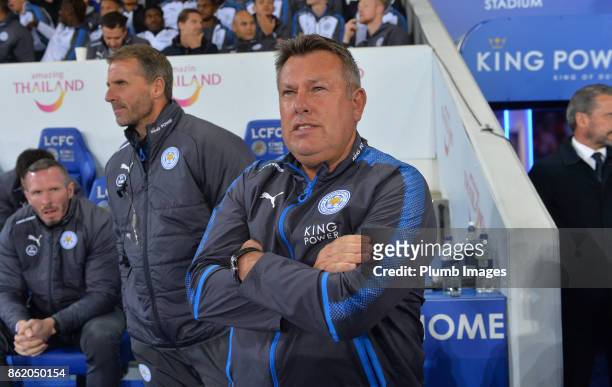 Manager Craig Shakespeare of Leicester City at King Power Stadium ahead of the Premier League match between Leicester City and West Bromwich Albion...