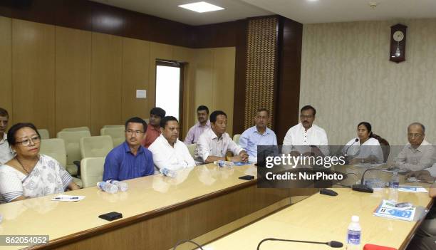 West Bengal Chief Minister Mamata Banerjee holding All Party Meeting regarding Darjeeling issue with Board of Administrator for Darjeeling Chairman...