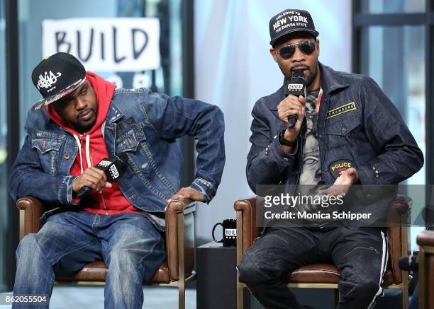 Mathematics and RZA discuss "Wu-Tang: The Saga Continues" at Build Studio on October 16, 2017 in New York City.