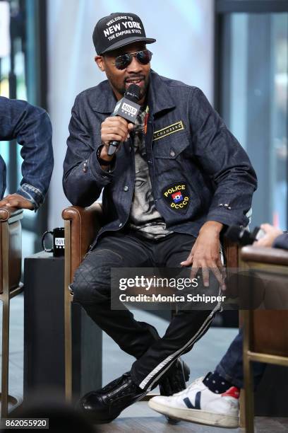Discusses "Wu-Tang: The Saga Continues" at Build Studio on October 16, 2017 in New York City.