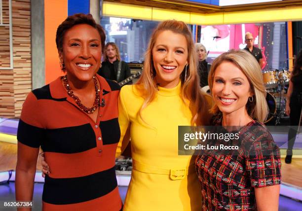 Blake Lively is a guest on "Good Morning America," Monday, October 16 airing on the Walt Disney Television via Getty Images Television Network. ROBIN...