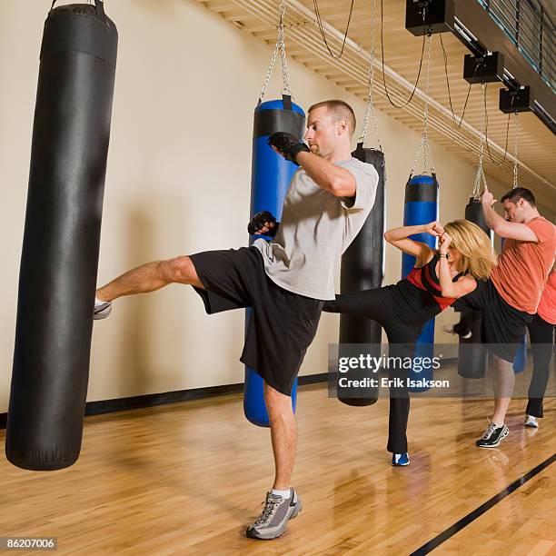Kickboxing Stock 170 Side Kick Kickboxing Stock Photos, High-Res Pictures, and Images ...
