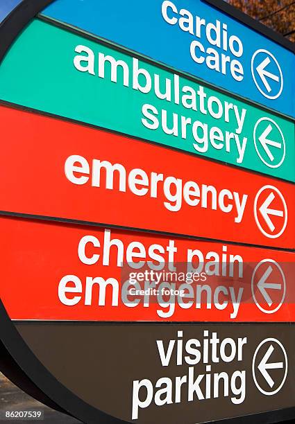 hospital sign - hospital sign stock pictures, royalty-free photos & images