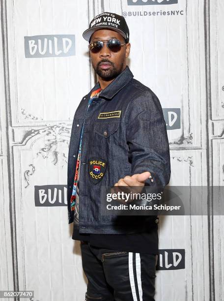 Discusses "Wu-Tang: The Saga Continues" at Build Studio on October 16, 2017 in New York City.