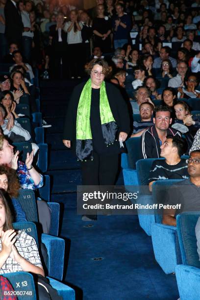 Director of the movie Lorraine Levy attends the "Knock" Paris Premiere at Cinema UGC Normandie on October 16, 2017 in Paris, France.