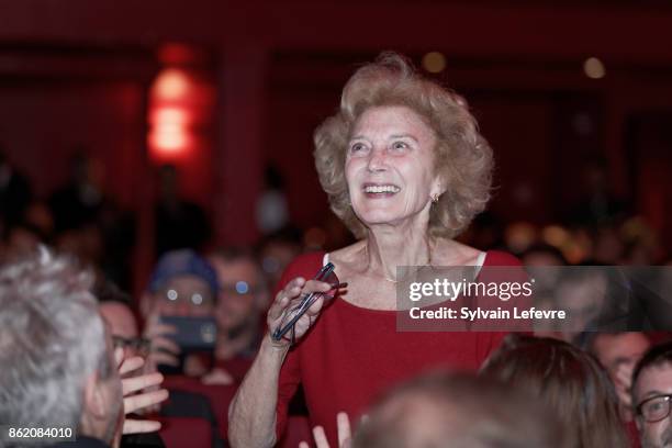 Marisa Paredes attends "Welcome to Guillermo Del Toro" master class during 9th Film Festival Lumiere on October 16, 2017 in Lyon, France.