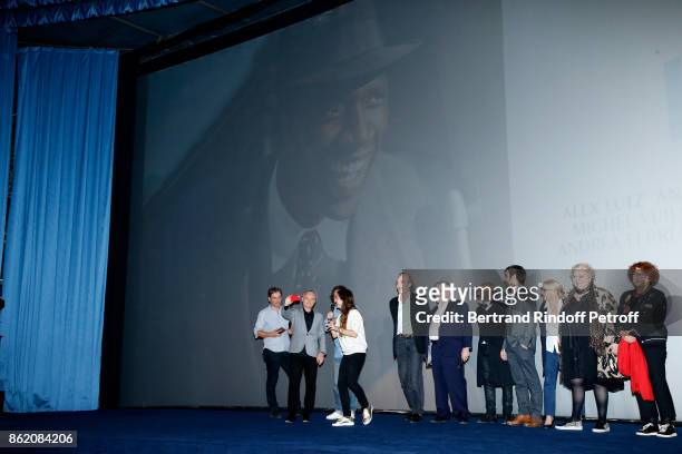 Co-producer of the movie Marc Missonnier, Stephane Celerier, co-producer of the movie Olivier Delbosc, actors of the movie Audrey Dana, Michel...