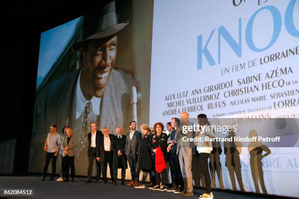 Co-producers of the movie Marc Missonnier, Olivier Delbosc, Stephane Celerier, actors of the movie Michel Vuillermoz, Yves Pignot, Christian Hecq,...