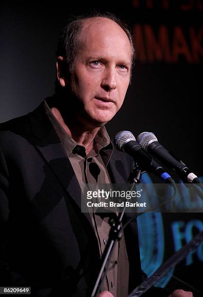 Alfred P. Sloan Foundation program director Doron Weber speaks at the TFI Awards Ceremony during the 2009 Tribeca Film Festival at City Winery on...