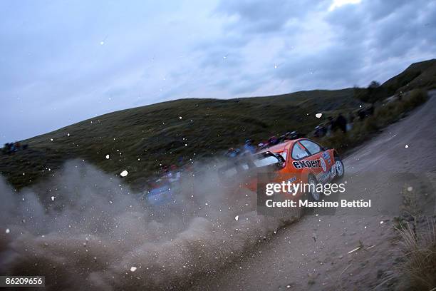 Henning Solberg and Cato Menkerud of Norway in action in the Stobart VK Ford Focus during LEG 1 of the WRC Argentina Rally on April 24 in Cordoba,...