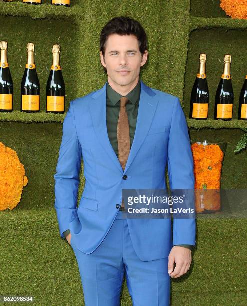 Actor James Marsden attends the 8th annual Veuve Clicquot Polo Classic at Will Rogers State Historic Park on October 14, 2017 in Pacific Palisades,...