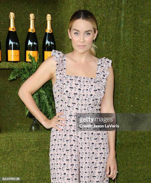 Lauren Conrad attends the 8th annual Veuve Clicquot Polo Classic at Will Rogers State Historic Park on October 14, 2017 in Pacific Palisades,...