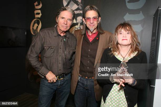 The GRAMMY Museum exhibit X: 40 Years Of Punk Rock In Los Angeles at the GRAMMY museum featuring John Doe, Scott Goldman, and Exene Cervenka in Los...