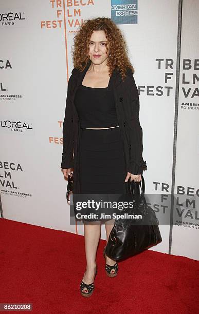 Singer/actress Bernadette Peters attends 8th Annual Tribeca Film Festival "Don McKay" premiere at the BMCC/Tribeca Performing Arts Center on April...