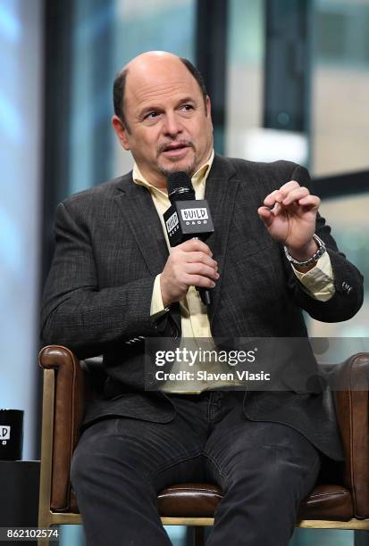 Actor Jason Alexander visits Build to discuss "Hit The Road" at Build Studio on October 16, 2017 in New York City.