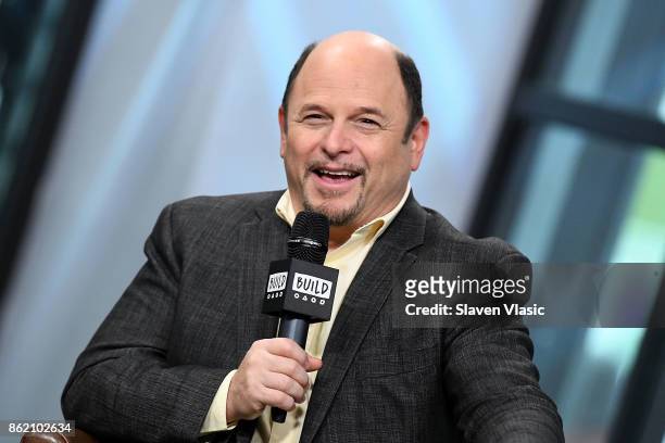 Actor Jason Alexander visits Build to discuss "Hit The Road" at Build Studio on October 16, 2017 in New York City.