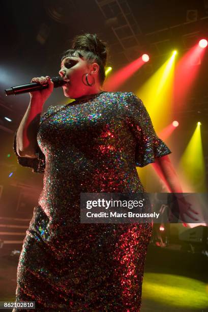 Beth Ditto performs at KOKO on October 16, 2017 in London, England.