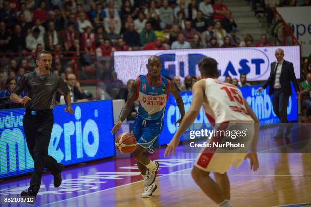 Randy Culpepper PALLACANESTRO CANTU' in action during the Italy Lega Basket of Serie A, match between Openjobmetis Varese and Cantu, Italy on 16...