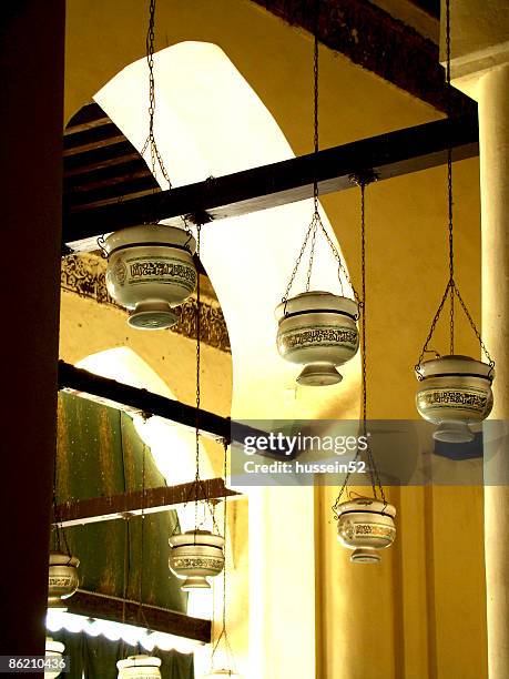 elanwar mosque light lamp - hussein52 stock pictures, royalty-free photos & images