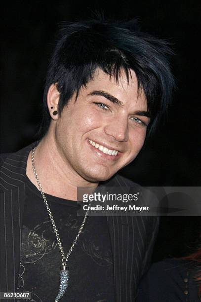 American Idol Finalist Adam Lambert arrives at BritWeek 2009 Champagne VIP Reception at a Private Residence on April 23, 2009 in Los Angeles,...