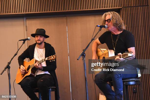 Collective Soul performs onstage at the Corporate 360: Special Session for Corporate Buyers panel during the IEBA 2017 Conference on October 16, 2017...