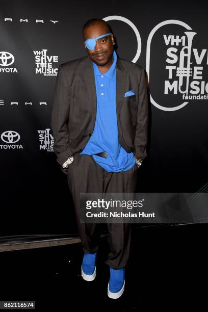 Rapper Slick Rick attends VH1 Save The Music 20th Anniversary Gala at SIR Stage37 on October 16, 2017 in New York City.