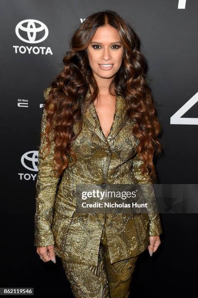 Personality Rocsi Diaz attends VH1 Save The Music 20th Anniversary Gala at SIR Stage37 on October 16, 2017 in New York City.