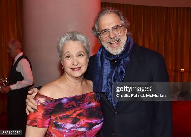 Susan L. Solomon and Clifford Ross attend the NYSCF Gala & Science Fair at Jazz at Lincoln Center on October 16, 2017 in New York City.