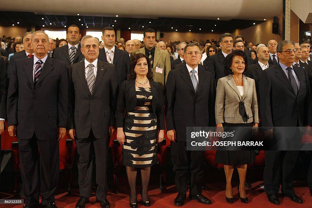 (From L to R) Lebanese Parliament Speake