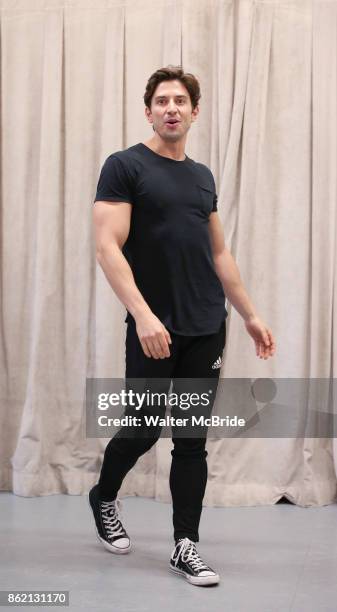 Nick Adams during the rehearsal for 'And The World Goes 'Round' The Abingdon Theatre Company's 25th Anniversary Gala at the Pearl Studios on October...