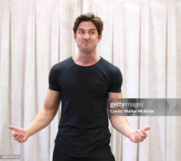 Nick Adams during the rehearsal for 'And The World Goes 'Round' The Abingdon Theatre Company's 25th Anniversary Gala at the Pearl Studios on October...