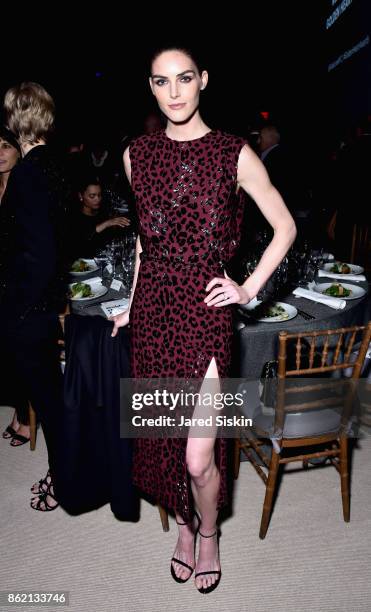 Hilary Rhoda attends The 11th Annual Golden Heart Awards benefiting God's Love We Deliver at Spring Studios on October 16, 2017 in New York City.