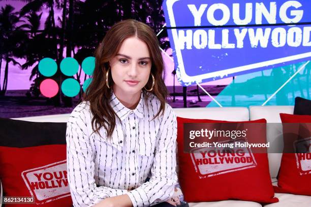 October 16: Grace Van Patten visits the Young Hollywood Studio on October 16, 2017 in Los Angeles, California.