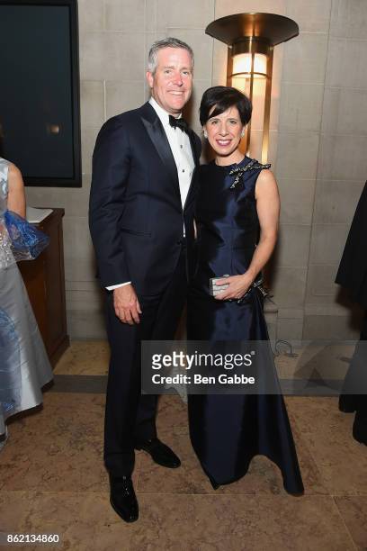 Henry Johnson and Susan Johnson attend the Frick Collection Autumn Dinner at The Frick Collection on October 16, 2017 in New York City.
