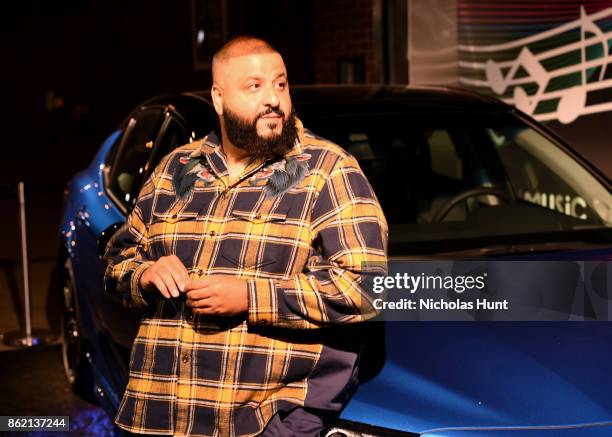 Khaled attends VH1 Save The Music 20th Anniversary Gala at SIR Stage37 on October 16, 2017 in New York City.