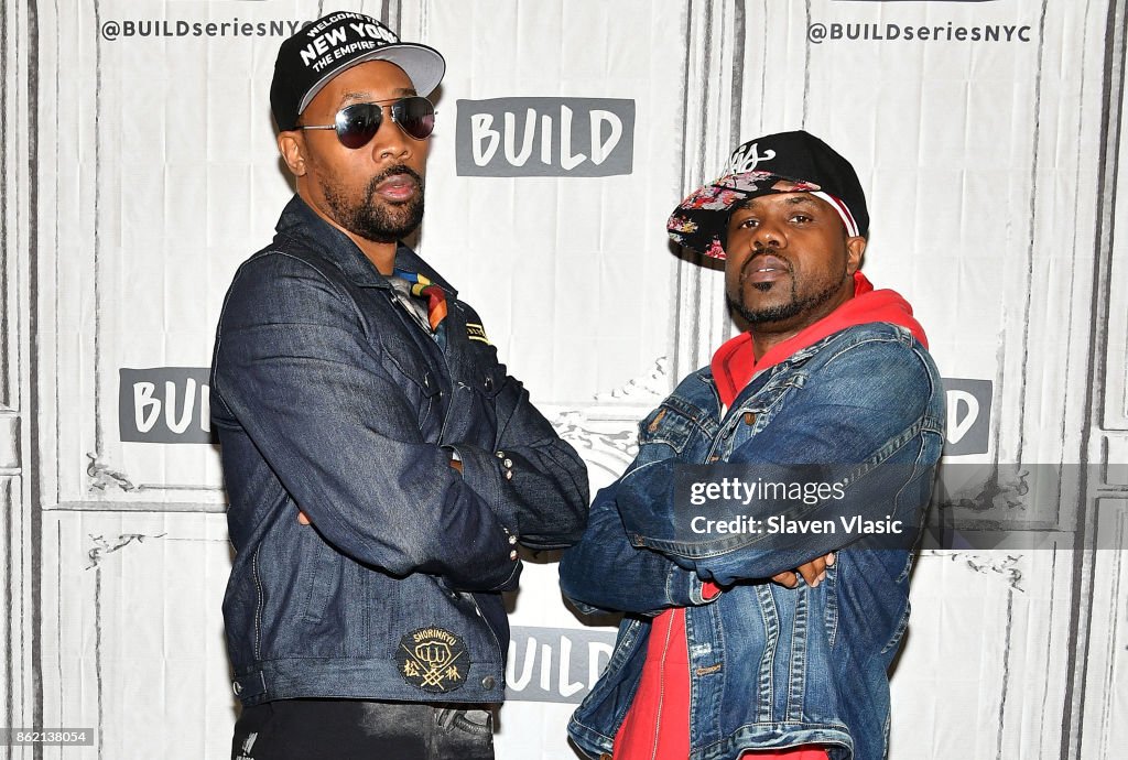 Dj Rza Rappers RZA and DJ Mathematics visit Build to discuss