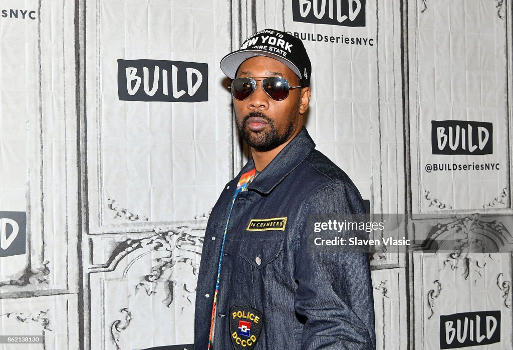 The Rza Rapper Rapper RZA visits Build to discuss