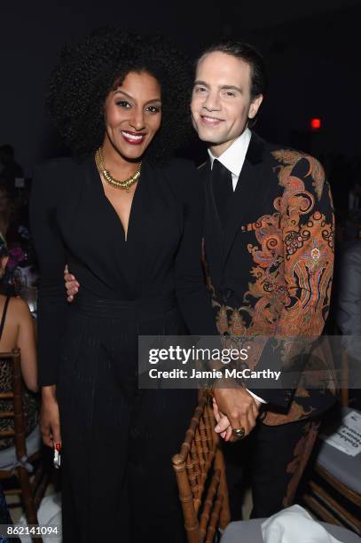 Sarah Jones and Jordan Roth attend the 11th Annual Golden Heart Awards benefiting God's Love We Deliver on October 16, 2017 in New York City.