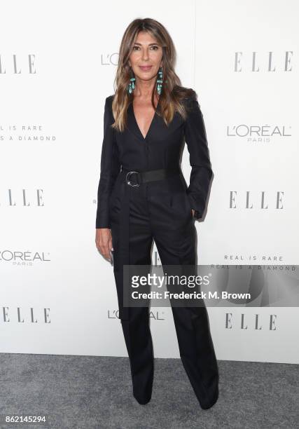 Editor-in-Chief Nina Garcia attends ELLE's 24th Annual Women in Hollywood Celebration at Four Seasons Hotel Los Angeles at Beverly Hills on October...