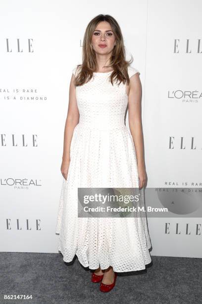 Carly Steel attends ELLE's 24th Annual Women in Hollywood Celebration at Four Seasons Hotel Los Angeles at Beverly Hills on October 16, 2017 in Los...