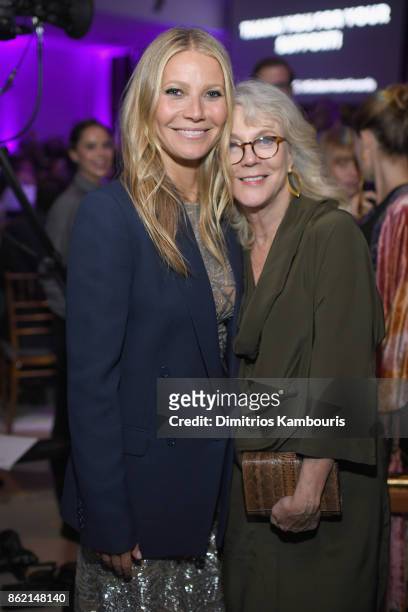 Gwyneth Paltrow and Blythe Danner attend the 11th Annual Golden Heart Awards benefiting God's Love We Deliver on October 16, 2017 in New York City.