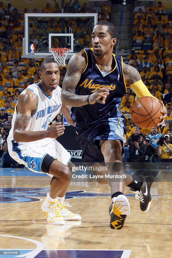 Denver Nuggets v New Orleans Hornets, Game 3