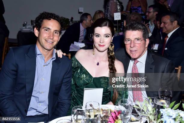 Teddy Wasserman, Nell Diamond and Bob Diamond attend The 11th Annual Golden Heart Awards Benefiting God's Love We Deliver at Spring Studios on...