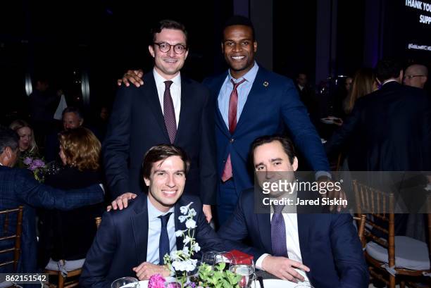 Justin Sperling, Chi Nadi, Philip Wolf, and Brooke Stoddard attend The 11th Annual Golden Heart Awards Benefiting God's Love We Deliver at Spring...