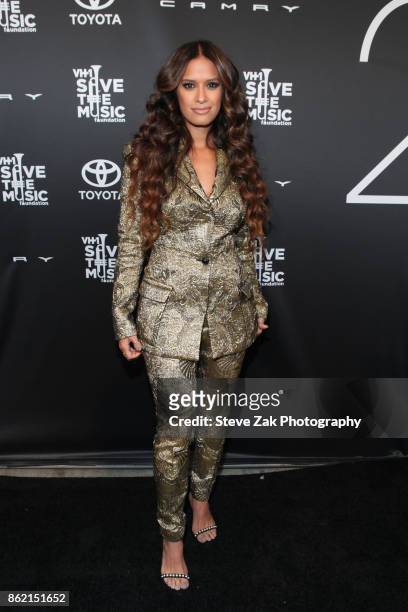 Rocsi Diaz attends VH1 Save The Music 20th Anniversary Gala at SIR Stage37 on October 16, 2017 in New York City.