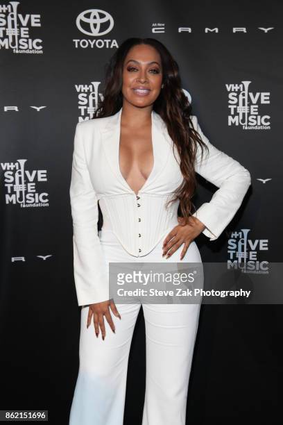 La La Anthony attends VH1 Save The Music 20th Anniversary Gala at SIR Stage37 on October 16, 2017 in New York City.